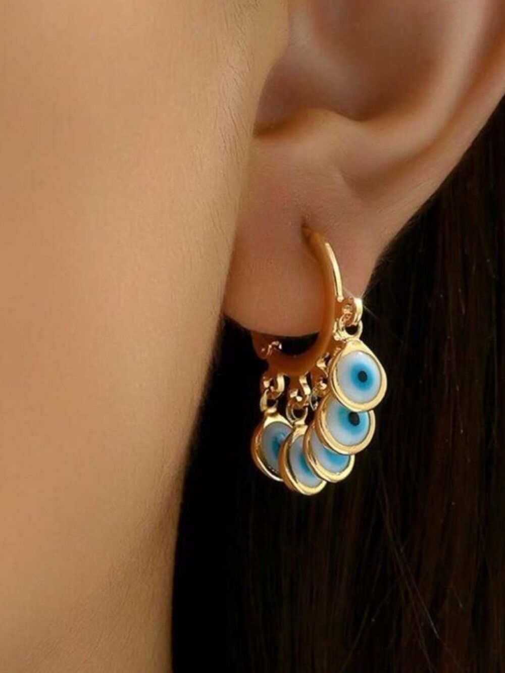 Evil eyeDangle Earrings 2217